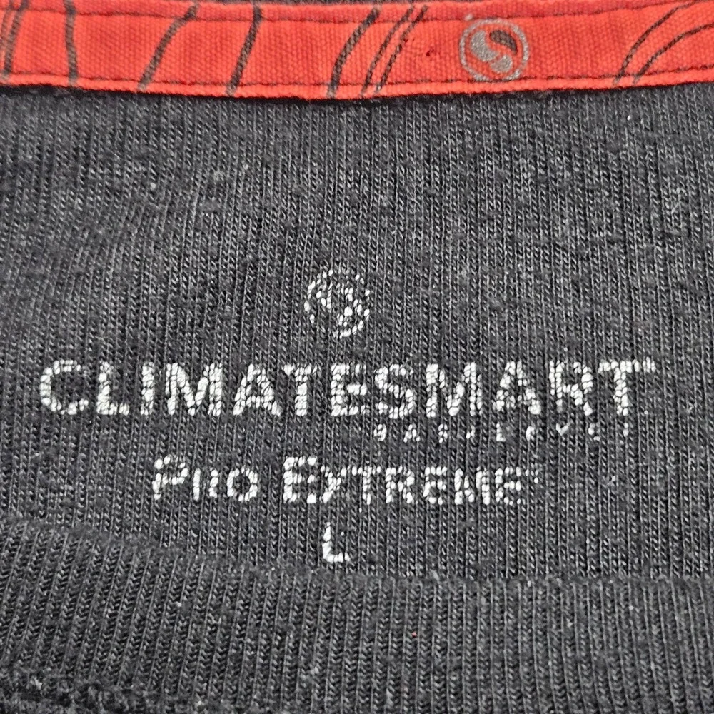 Climatesmart‎ Pro Extreme Mens Large Black Long Sleeve Ribbed Base Layer Top